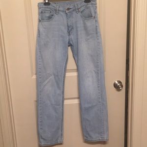 Levi Strauss white wash jeans